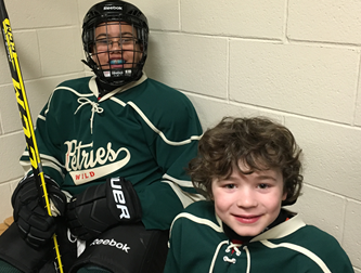 Jacob and Dane ready for the playoffs!